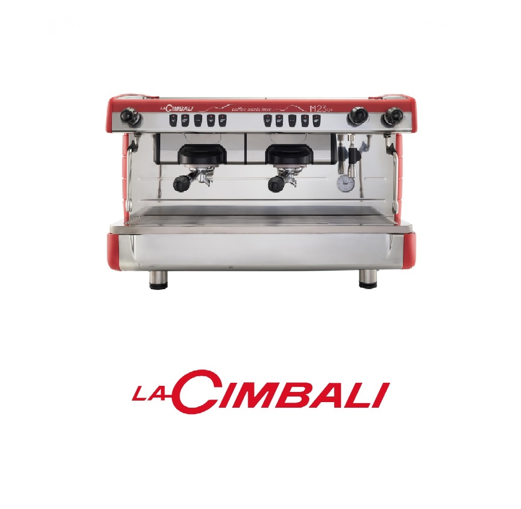 M23UP LA CIMBALI COFFEE MACHINE 2 GROUP RED 