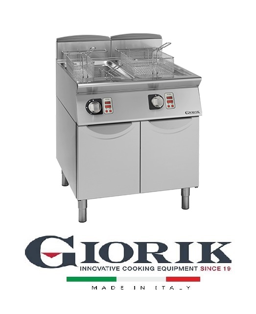 Giorik FG9817MP MELTING GAS FRYER - 17+17 L - CLEAN TANK