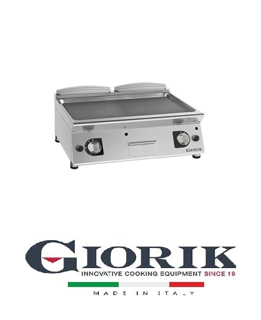 Giorik FMG941TCRX GAS FRY TOP, TOP - FULL SURFACE CHROME-PLATED SATIN FINISH SMOOTH/RIBBED GRIDDLE