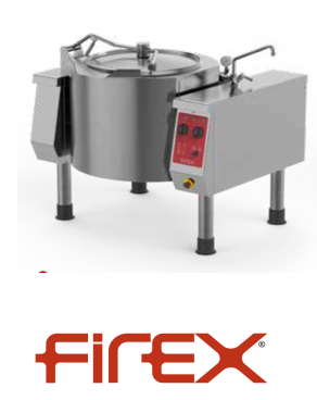 PMKIE200 Firex Indirect electric heating Tilting Boiling Pan 220L Cap