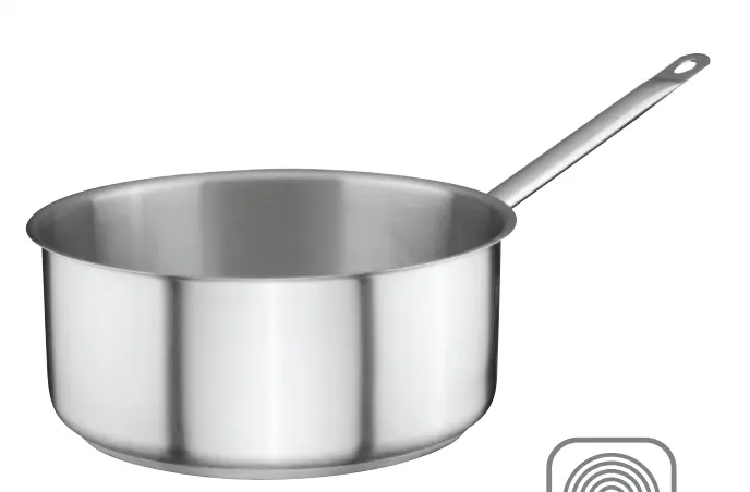 S/steel Casserole with Lid  280x120 Cap 7 lt.- Turkey