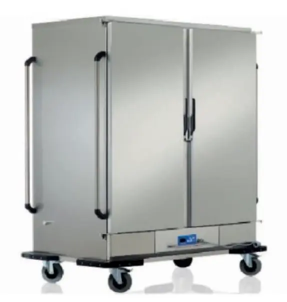 7943.14018.00 Double Door Hot Banquet Trolley - Turkey