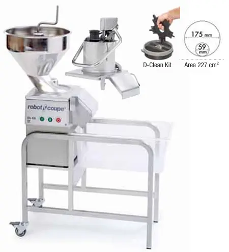 Robot Coupe CL55 2 Feed-heads with stand 220/60/3 Floor  Standing Vegetable Preparation Machine