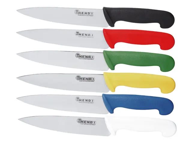 Knife with colour code