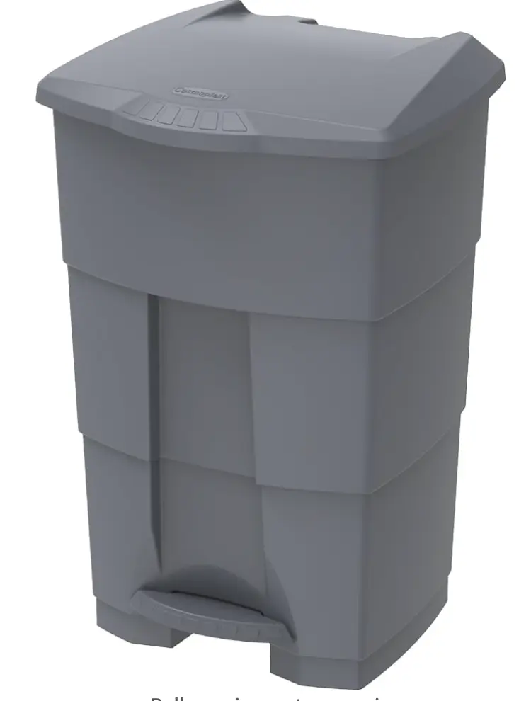 45L Step-on Waste Bin with Pedal