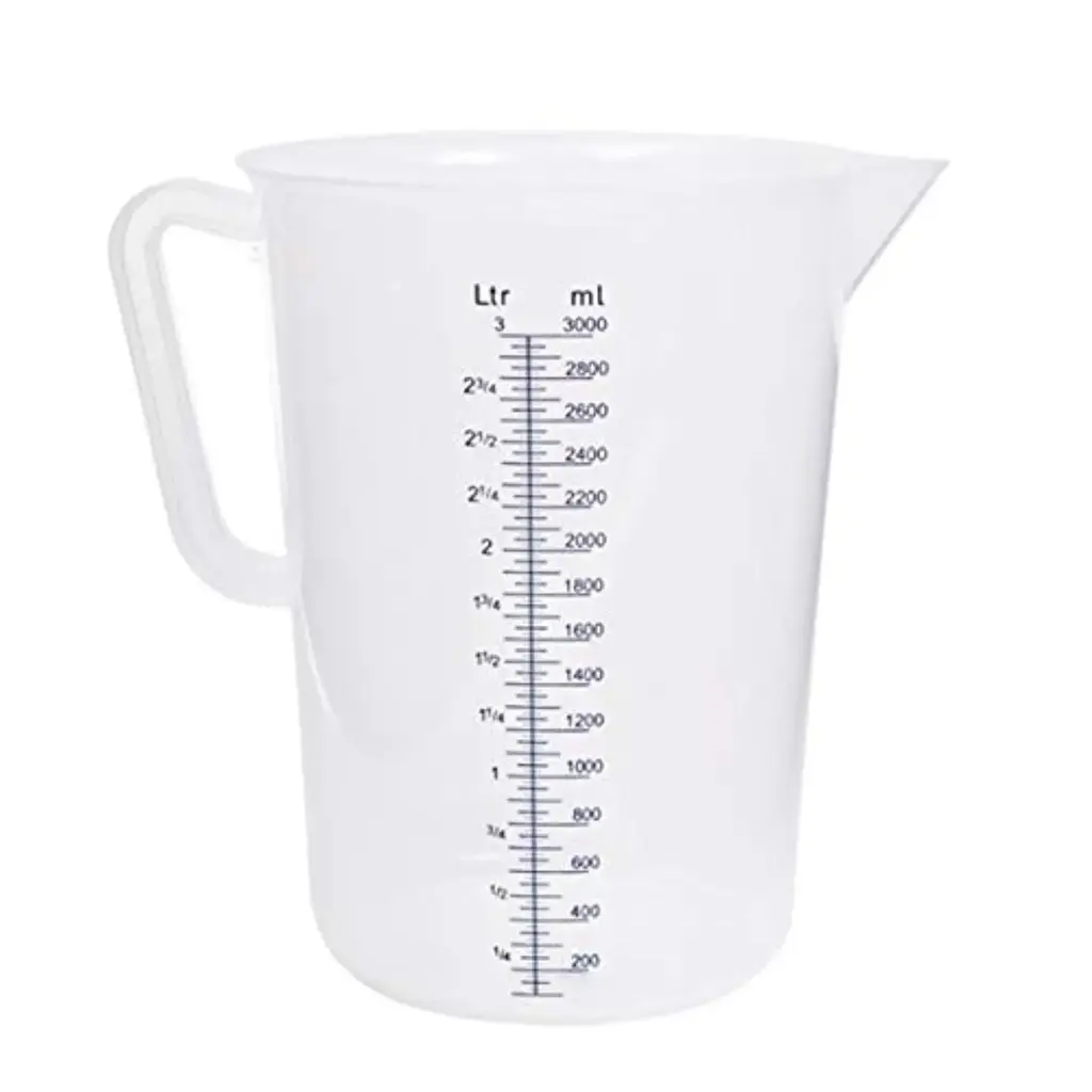 604-JW PLASTIC MEASURING JUG 3L