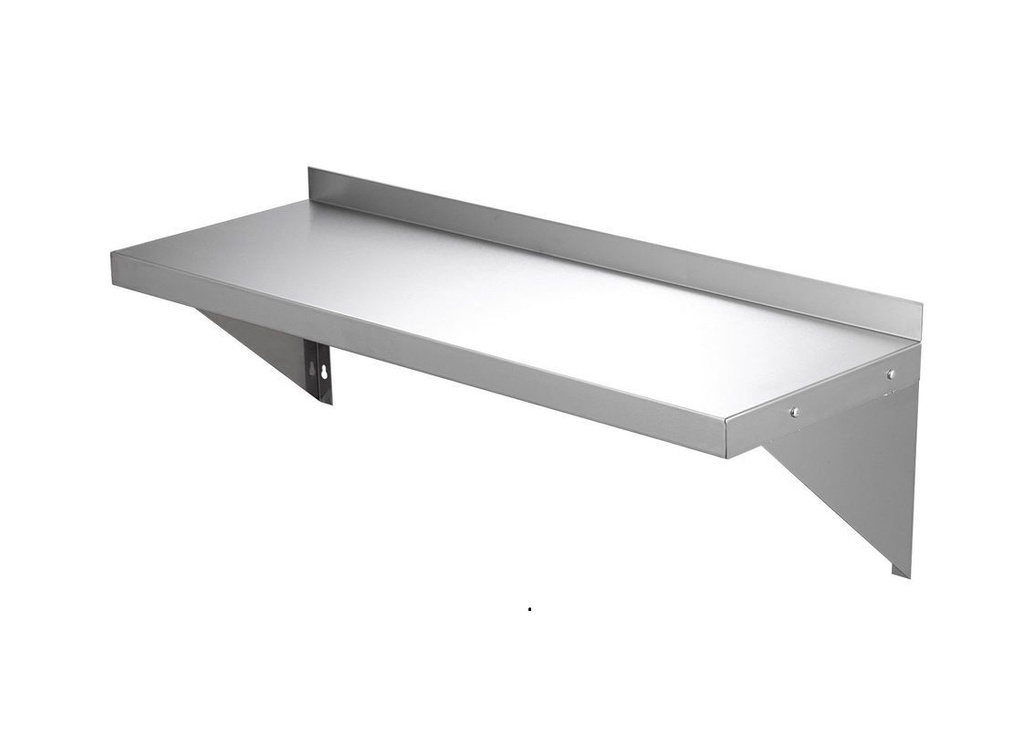 S/Steel Wall Mounted Shelf Size: 1700x350x400 mm