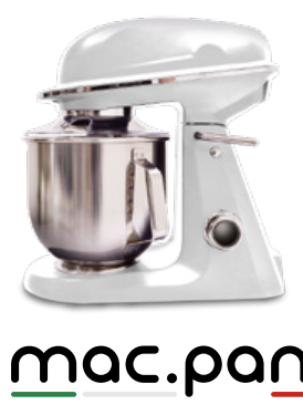 PL/JOLLY  Mac Pan 7 liters TABLE VERSION planetary mixer with variable speeds
