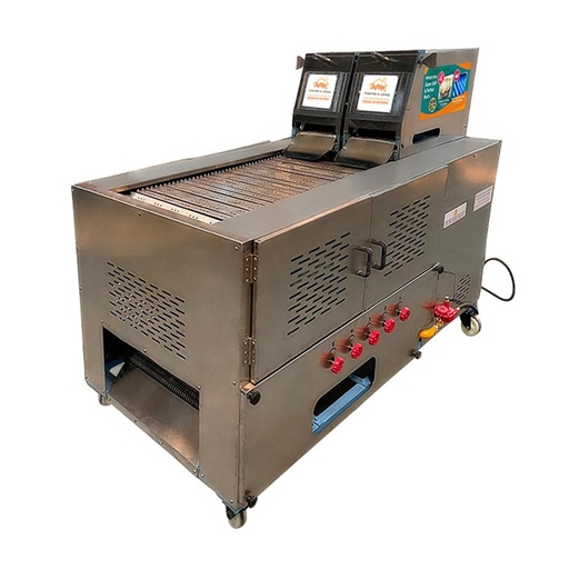 Softika 2000 Roti Making Machine and Dough Ball Cutting Machine Gas operated