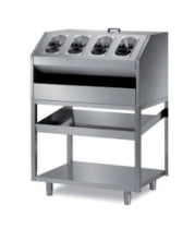 Tray & Cutlery Dispenser 
AISI 304 3 GN