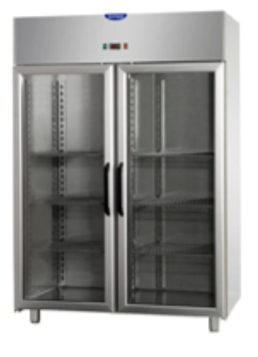 AF140MTNPV Two door Reach-in Upright Refrigerator with Glass doors