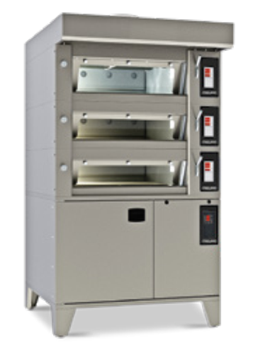 MD-B18/4060+PRF02 Electric modular oven 3 decks Mac Pan Italy 