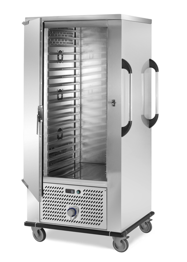 692.AF Capacity 15 containers GN 2/1 or 30 GN 1/1 COLD BANQUET TROLLEY 1-DOOR Made in Italy