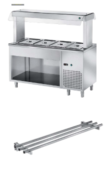 RIS/15  REFRIGERATED CENTRAL ISLAND ELEMENT FOR SALADS AND STARTERS 20CM  DEPTH