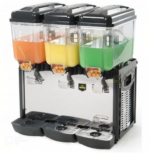 Capri 3S 3 Compartments Cold and Frozen Beverage Dispenser - 10L
