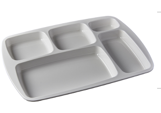 5 Compartment dish Dish tray