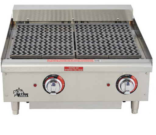 5124CF Electric Charbroiler 24"