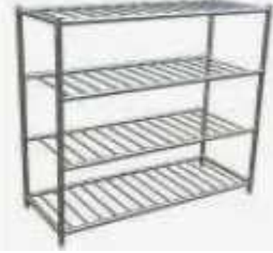 S/Steel 304 Storage Shelf 4 Layer 1800x600 