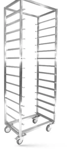 S/Steel 304 GN Rack Trolley 60x40