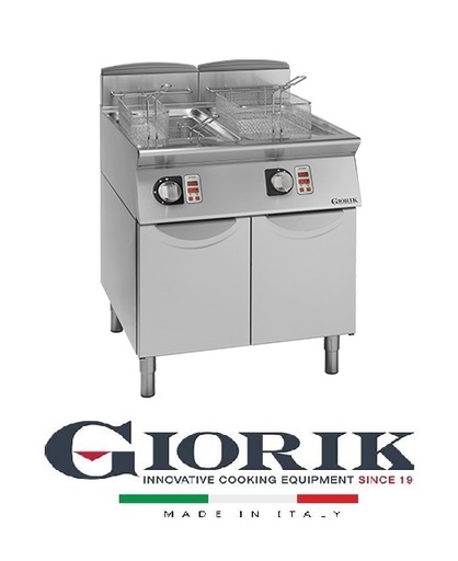 Giorik FG9817MP MELTING GAS FRYER - 17+17 L - CLEAN TANK