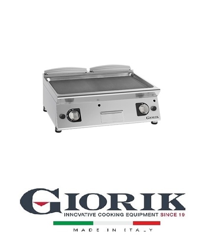Giorik FMG941TCRX GAS FRY TOP, TOP - FULL SURFACE CHROME-PLATED SATIN FINISH SMOOTH/RIBBED GRIDDLE