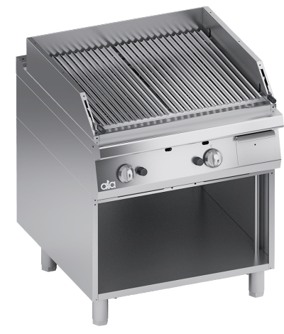 Gas Lava Stone Grill (meat or fish) Italy