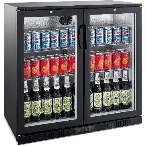 Under Counter 2 Glass Door Cooler