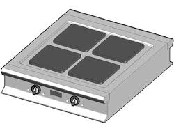 EH/90 Electric appliance, kitchen with 4 cooking zones