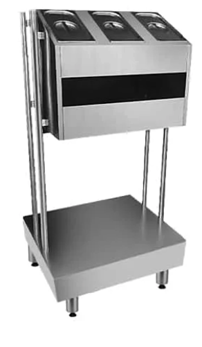S/steel 304 Tray & Cultery Service Unit