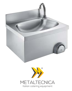 LG/2 Knee Operated Hand Wash Sink Basin Italy