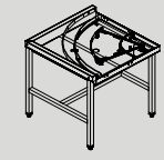 90° mechanized arc clockwise/counterclockwise