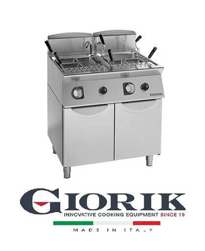 Giorik CPG946 GAS PASTA COOKER 2 BOWLS - 40+40 LT