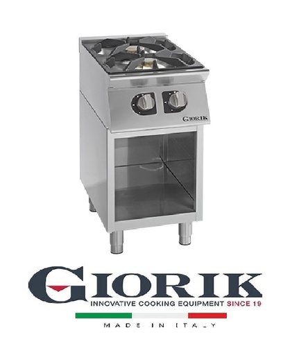 Giorik CG920G COOKER 2 BURNER GAS ON OPEN COMPARTMENT