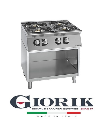 Giorik CG940G COOKER 4 GAS BURNERS ON OPEN COMPARTMENT