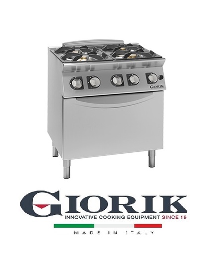 Giorik CG940F COOKER 4 GAS BURNERS ON GAS OVEN