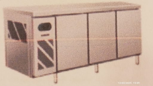 3-DOOR  COUNTER FRIDGE