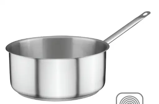 S/steel Casserole with Lid  280x120 Cap 7 lt.- Turkey