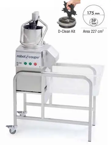 Robot coupe CL55 Pusher feed head with stand 220/60/3 SAU Floor standing vegetable preparation machine