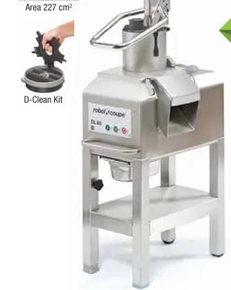 Robot coupe CL60 Pusher feed head 220/60/3 Floor standing vegetable preparation machine 