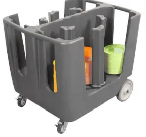 Dish Caddy with Wheels
