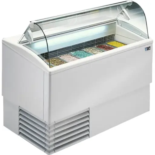 Ice Cream Display 7 compartments - Made in Italy