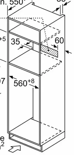S/steel Frame for Microwave oven with upper and lower cupboard