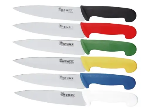 Knife with colour code