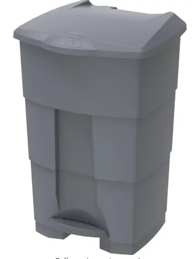 45L Step-on Waste Bin with Pedal