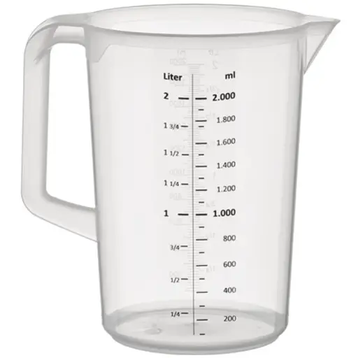 [605-JW] 605-JW PLASTIC MEASURING JUG 2L