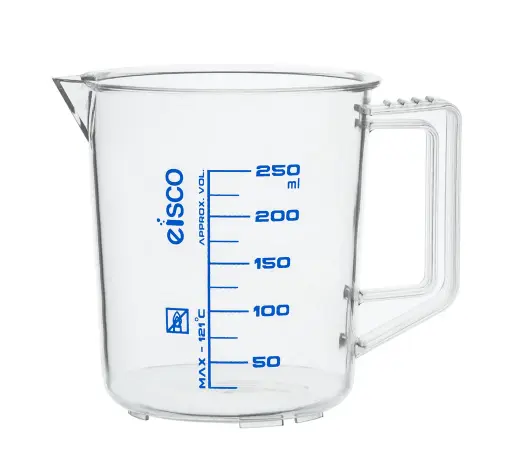 [608C-JW]  608C-JW  PLASTIC MEASURING JUG 250ML 