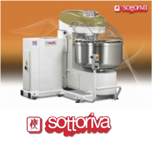 Mod. TWIST 130 SELF TILTING SPIRAL MIXER WITH FIXED BOWL