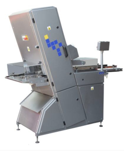 REX  KT-W 11.45  13.45 Industrial type conveyor bread slicer fully automatic, 